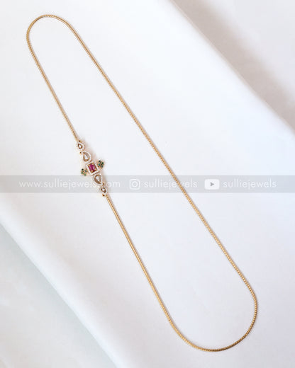 6035 - AD Stone Mogappu Chain