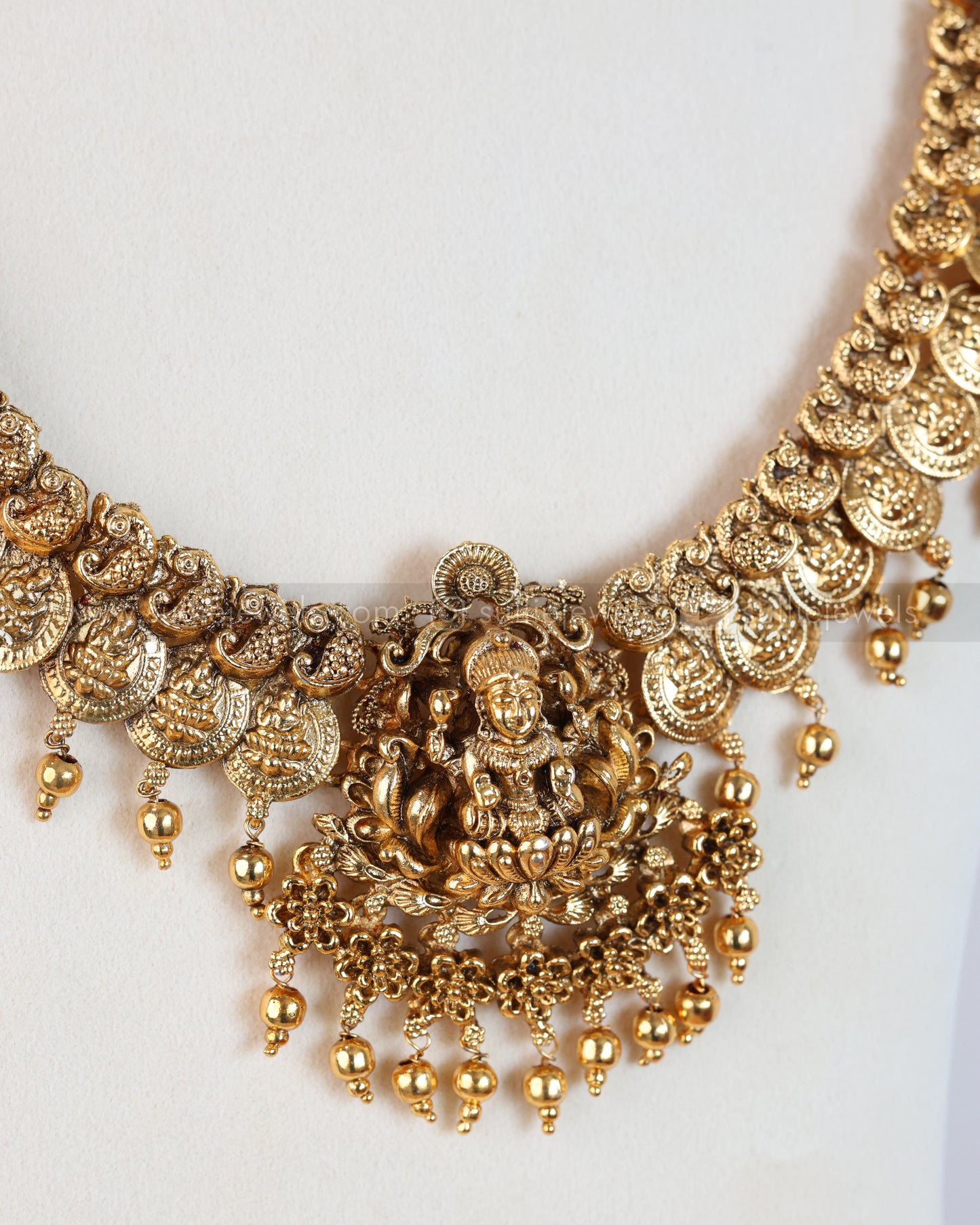 Sullie Basic - Lakshmi Peacock Coin Bridal Combo ( 3 piece )