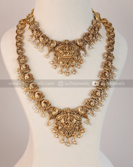 Sullie Basic - Peacock Lakshmi Bridal Combo ( 3 piece )