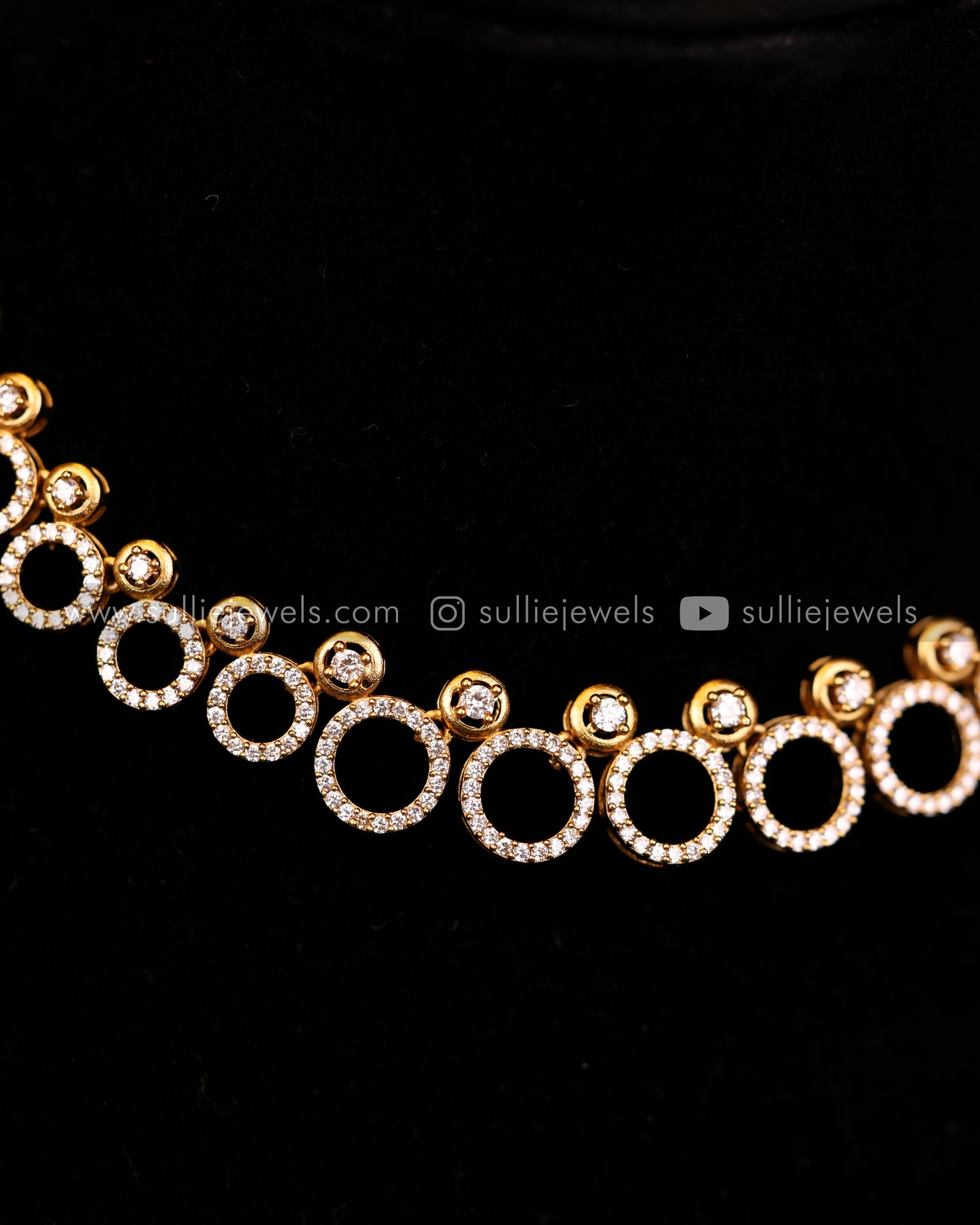 Diamond Ring Necklace Set