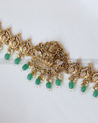 H191 - Premium Mint Green Beads Goddess Hipchain