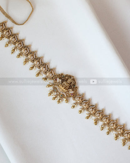 H190 - Premium Gold Beads Goddess Hipchain