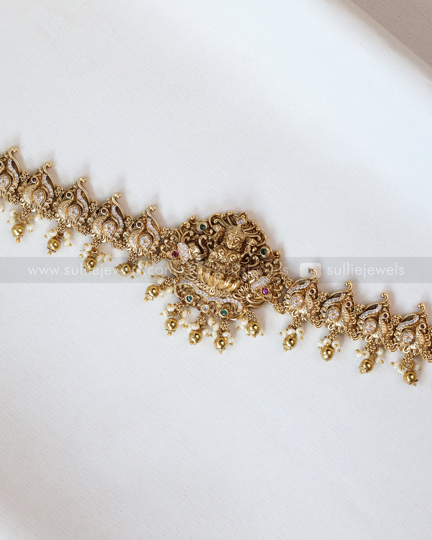 H190 - Premium Gold Beads Goddess Hipchain