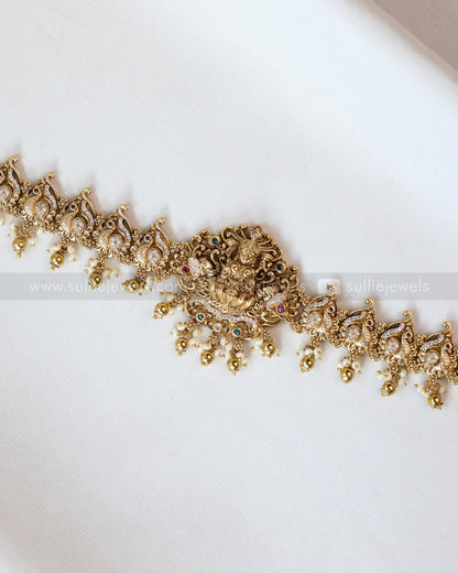 H190 - Premium Gold Beads Goddess Hipchain