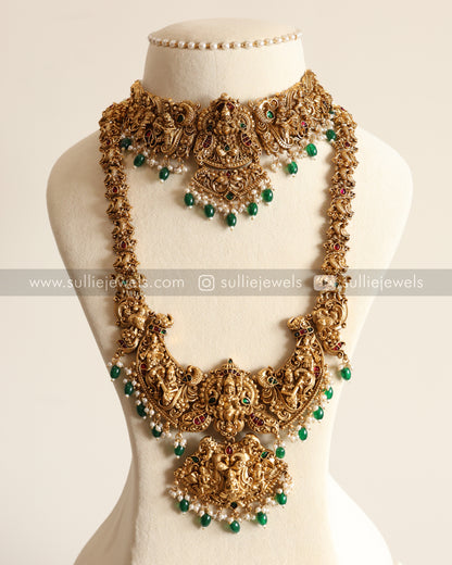 Sullie Basic - Goddess Bridal Green Beads Combo ( 3 piece )
