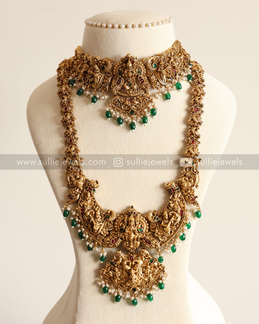 Sullie Basic - Goddess Bridal Green Beads Combo ( 3 piece )