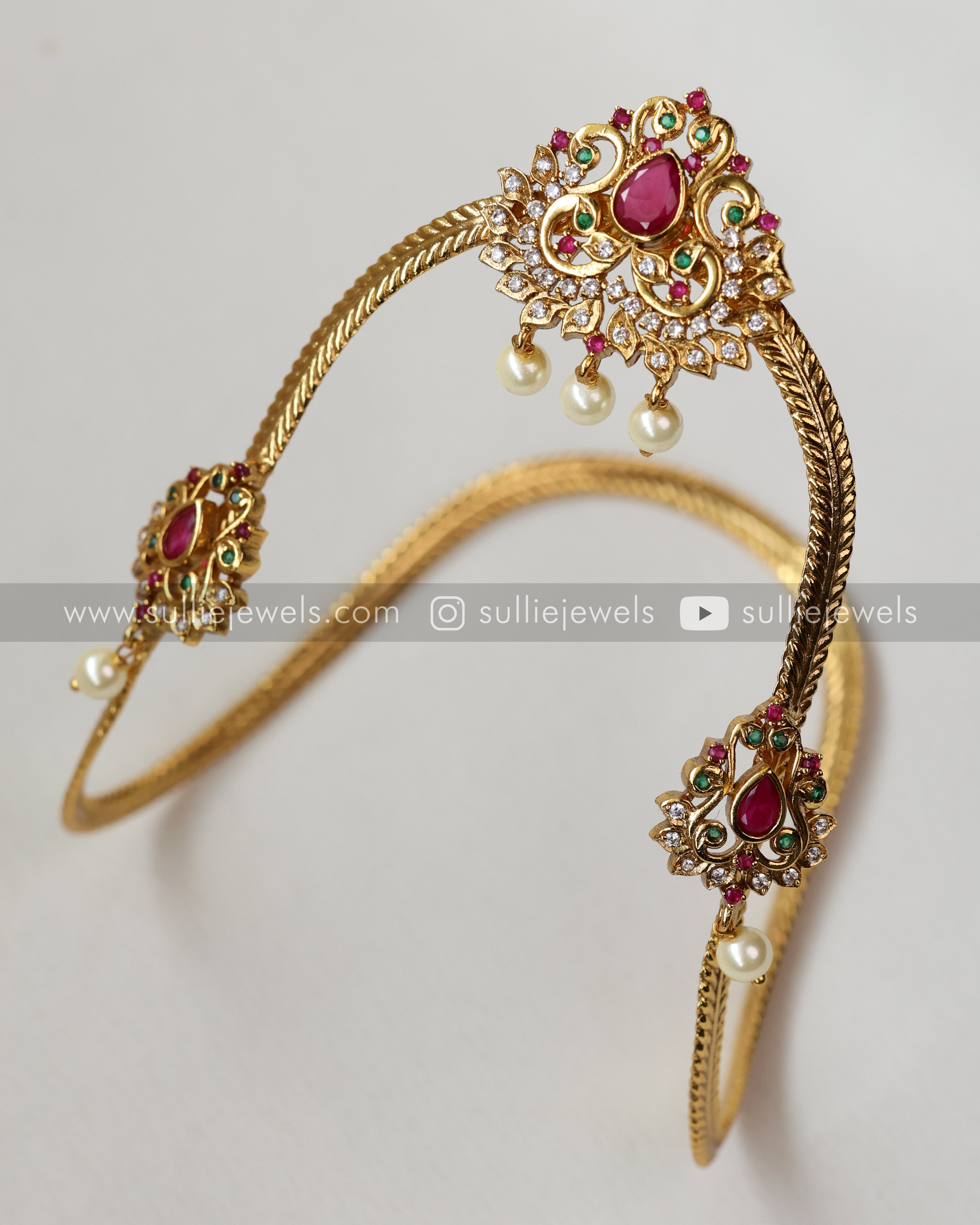 Pink Stone Minimal Armlet – sulliejewels