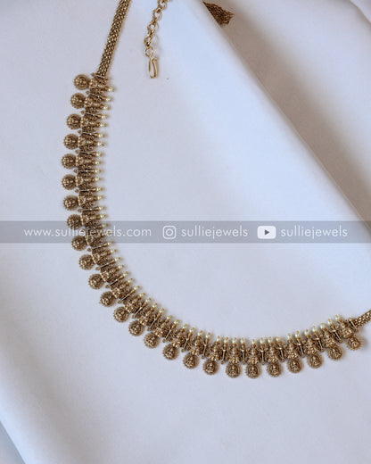 Goddess Detailed Premium Pearl Hipchain - Short width / Long width