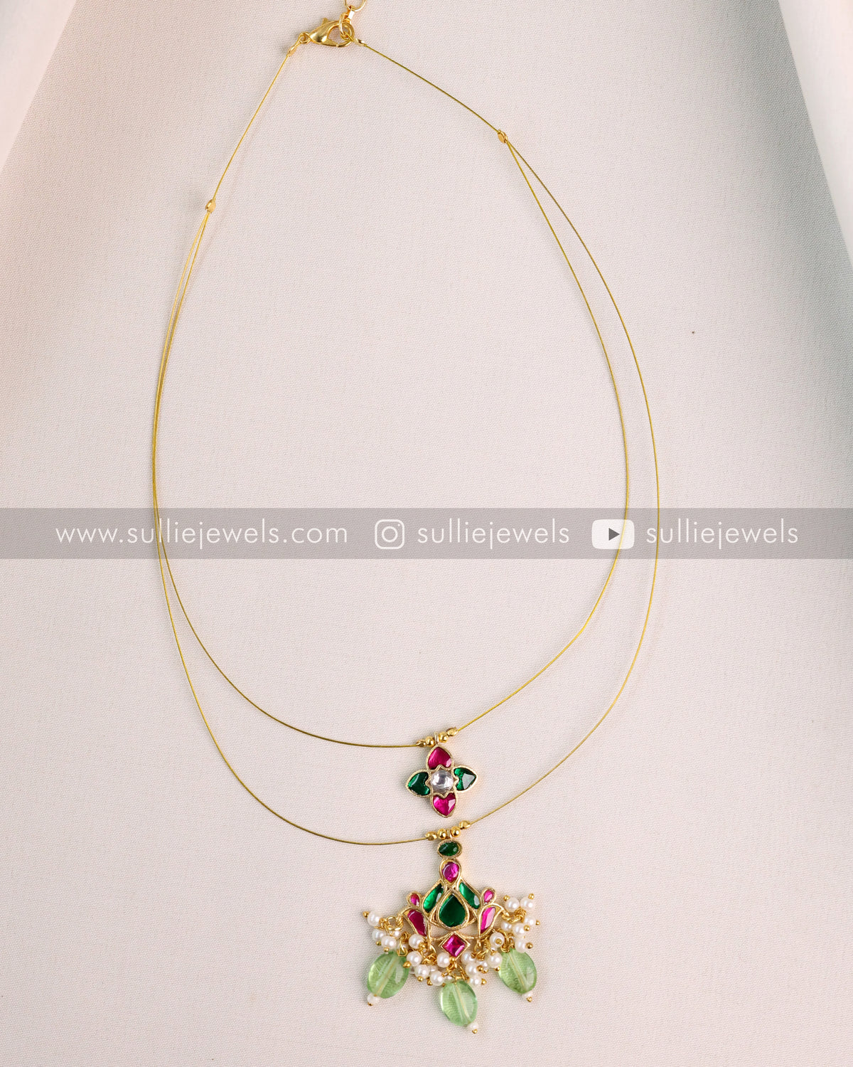 Double Chain String Kemp Minimal Double Layer String Invisible Chain – sulliejewels