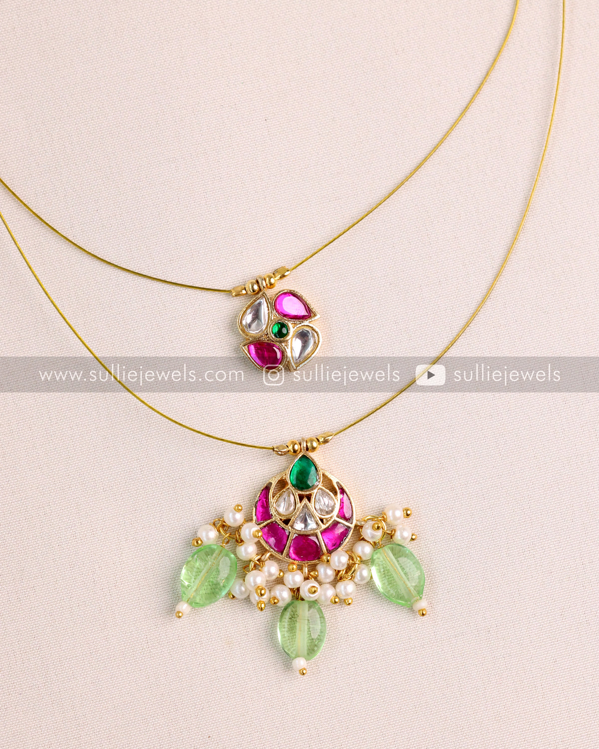 Double Chain String Kemp Minimal Double Layer String Invisible Chain – sulliejewels