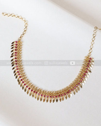 3928 - Kerala Style Premium Elakkathali Necklace
