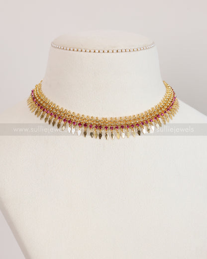 3928 - Kerala Style Premium Elakkathali Necklace