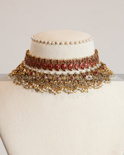 Elephant Temple Ruby Palakka Mango Layered Combo ( 4 piece )