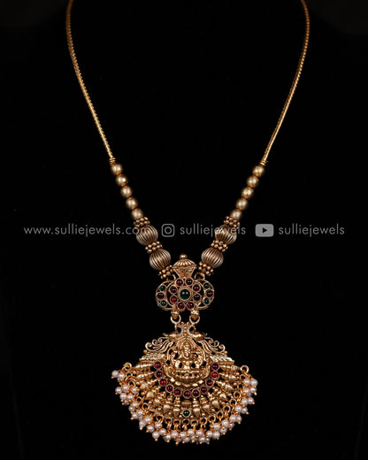 Bridal Combo - Choker, Pendant, Lakshmi Haram & Jasmine Scrunchies Set of 2