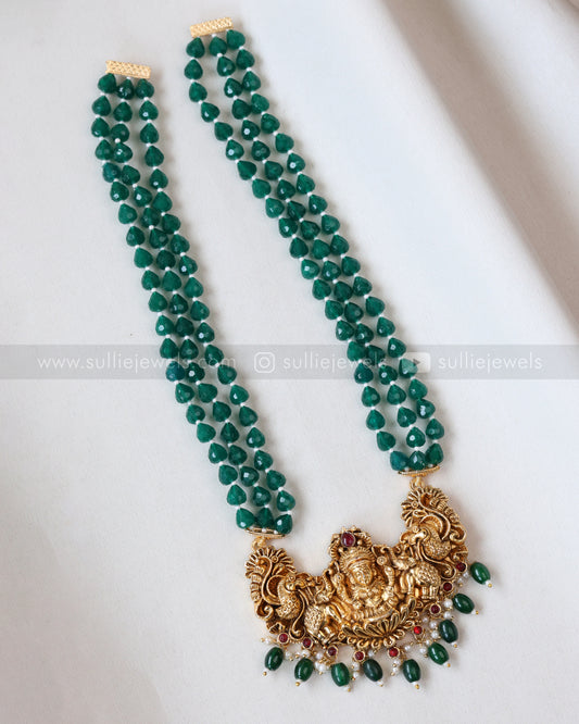 7160 - Sullie Basic - Lakshmi Green Haram with Earrings