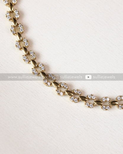 Diamond Lookalike Necklace Set