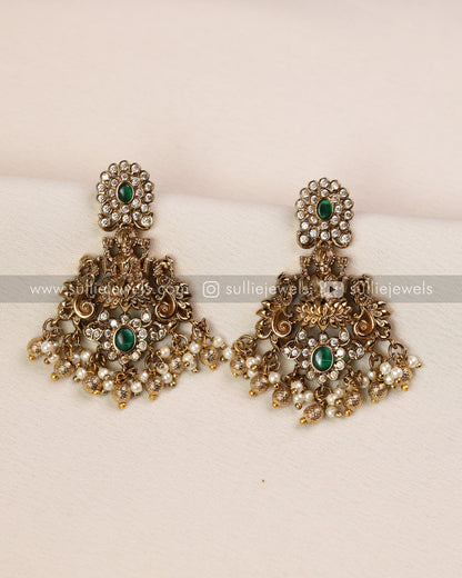 Premium Lakshmi Necklace with Earrings