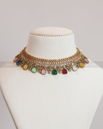 Multicolour Premium Diamond Lookalike Layered Combo