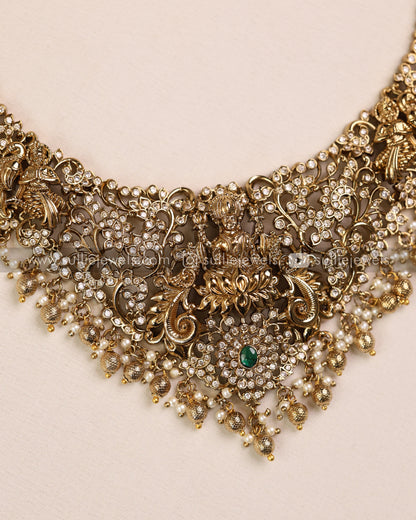 Premium Lakshmi Necklace with Earrings