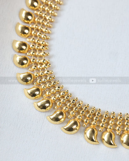 7201 - Gold Plated Mango Long Haaram