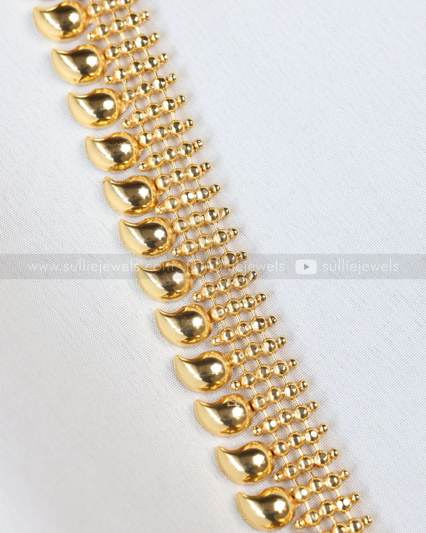 7201 - Gold Plated Mango Long Haaram