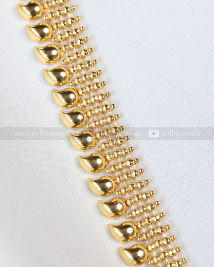 7201 - Gold Plated Mango Long Haaram