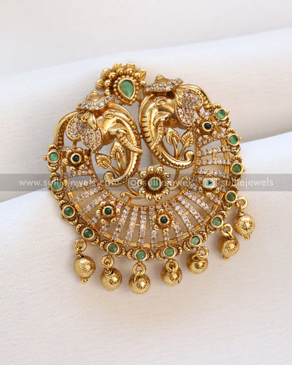Elephant AD Hair Brooch
