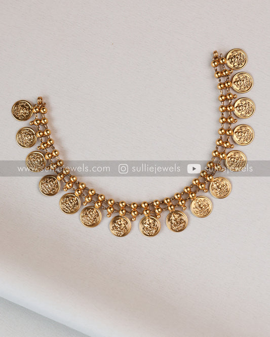 Sullie Basic - Coin Minimal Necklace with Jhumka