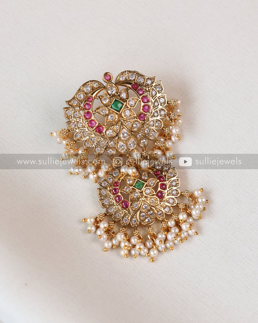 Stone Premium Hair Brooch
