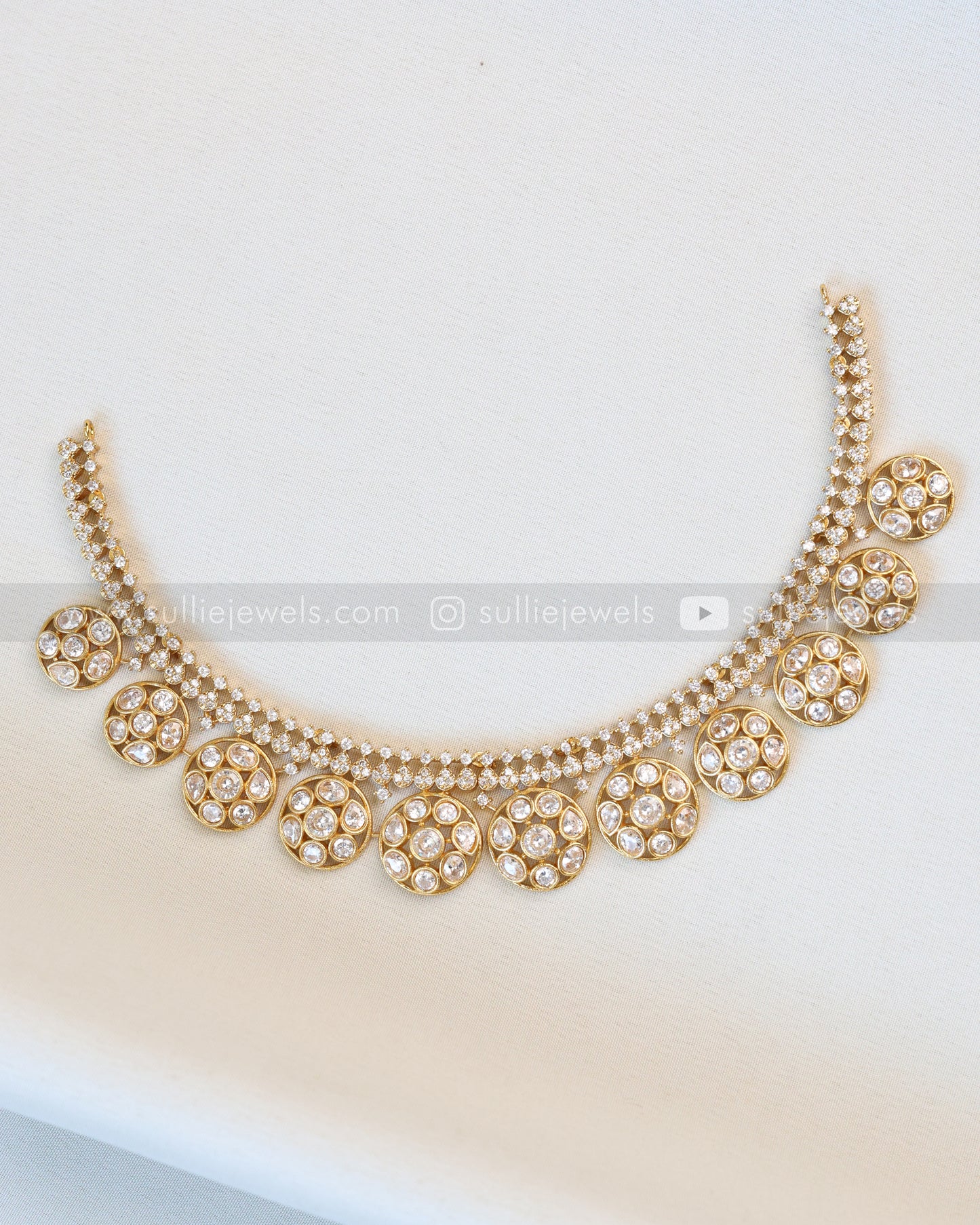 Diamond Designer Necklace with Earrings