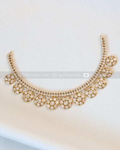 Diamond Designer Necklace with Earrings