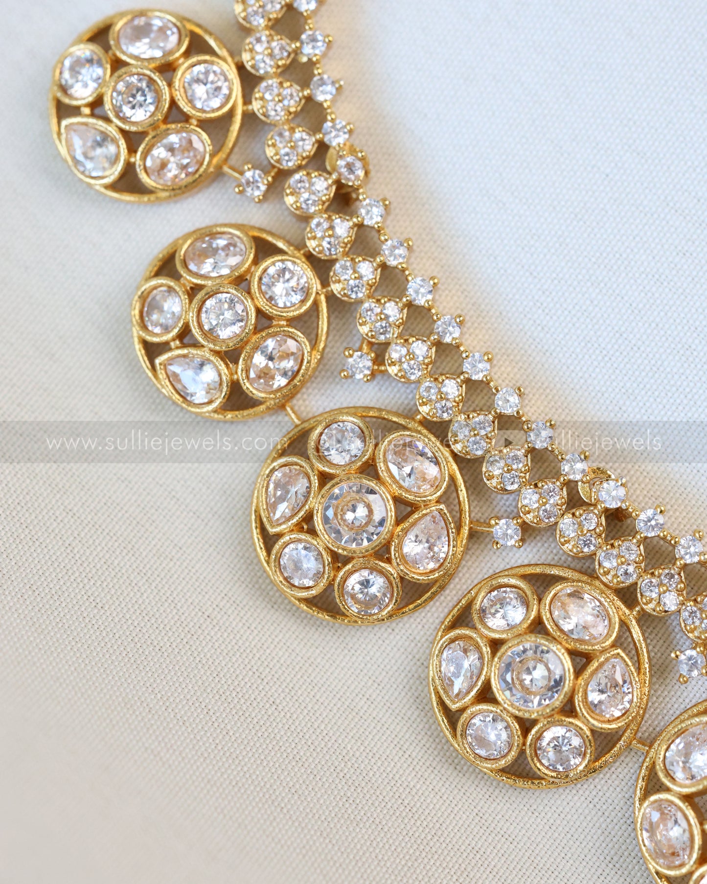 Diamond Designer Necklace with Earrings
