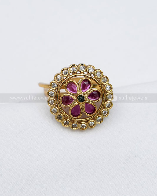 R25 - Kemp Flower Premium Adjustable Ring
