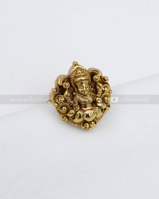 R29 - Lakshmi Idol Premium Adjustable Ring