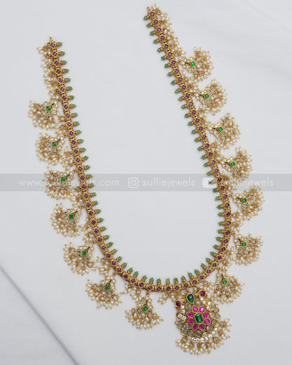 No Idol Jadau Guttapusalu Bridal Combo ( 3 piece )