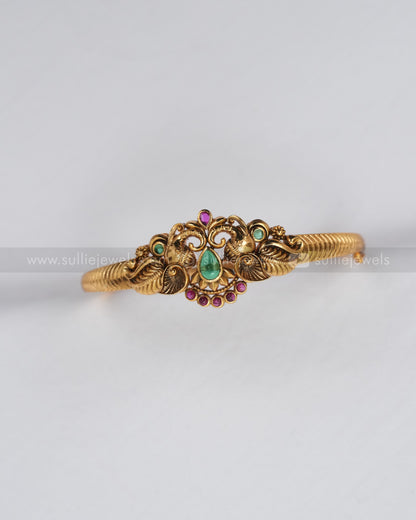 Minimal Kemp Elephant Openable Cuff Bangle