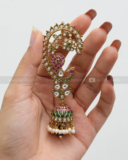 E1179 - Premium Kemp Victorian Ear Cuff Jhumka