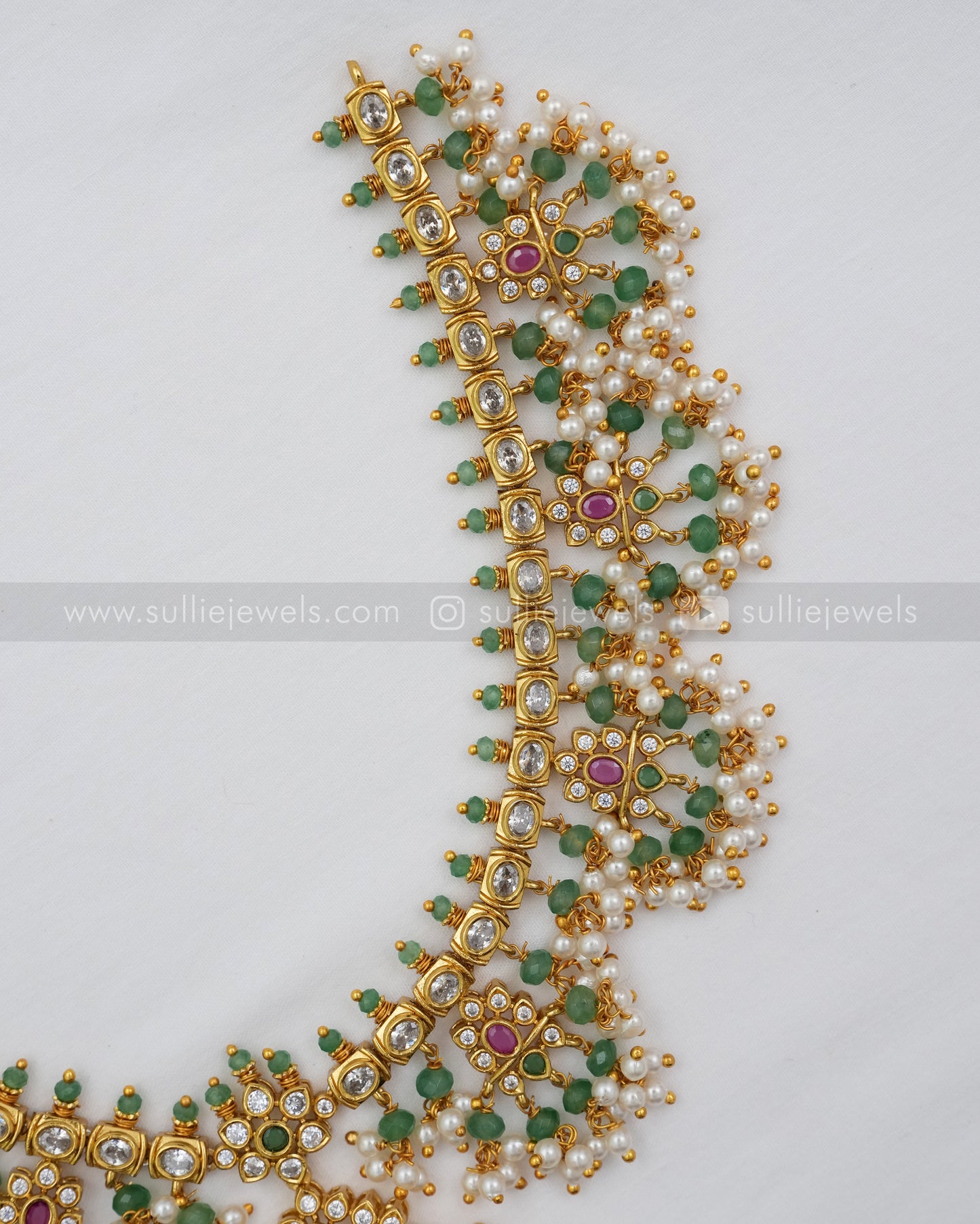 No Idol - Onyx Guttapusalu Necklace with Earring