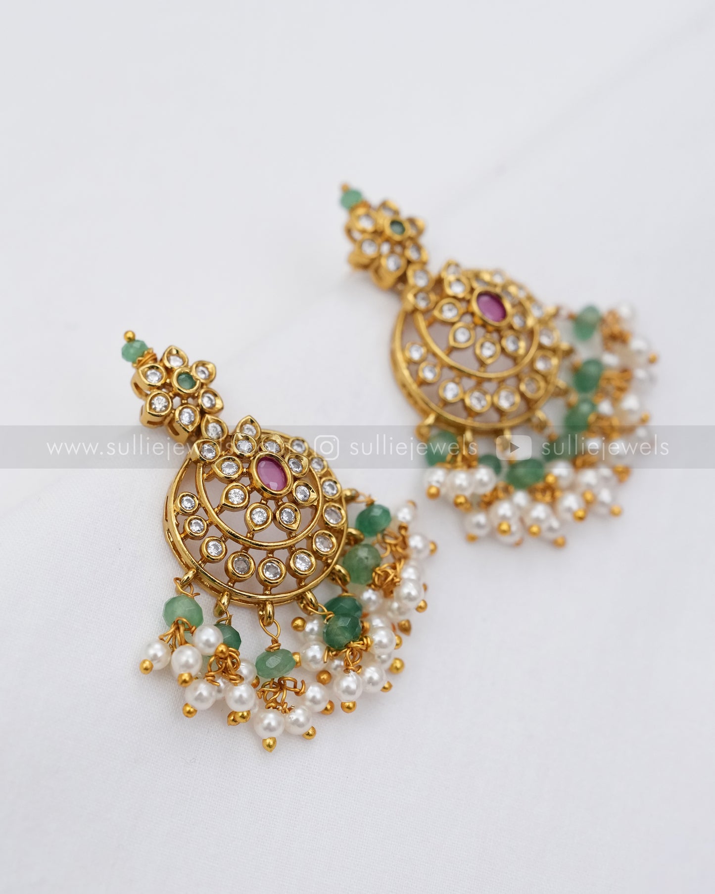 No Idol - Onyx Guttapusalu Necklace with Earring