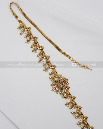 Peacock Minimal Goddess Hipchain