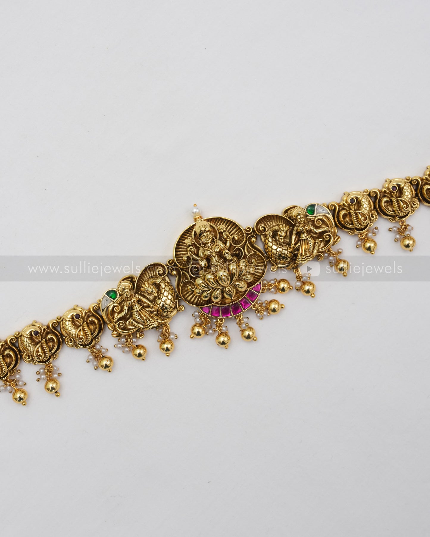 Nagas Premium Peacock Minimal Goddess Hipchain