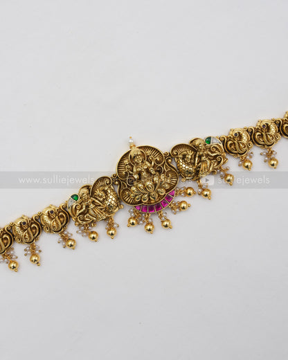 Nagas Premium Peacock Minimal Goddess Hipchain