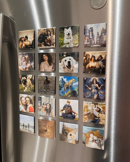 Customised Square Fridge Magnets - Save your moments